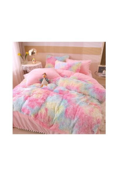 OEM Super Fluffy Cocolino Bedding Set, 6 Pieces, 2 Person Bed 200 x 230 Pink ...