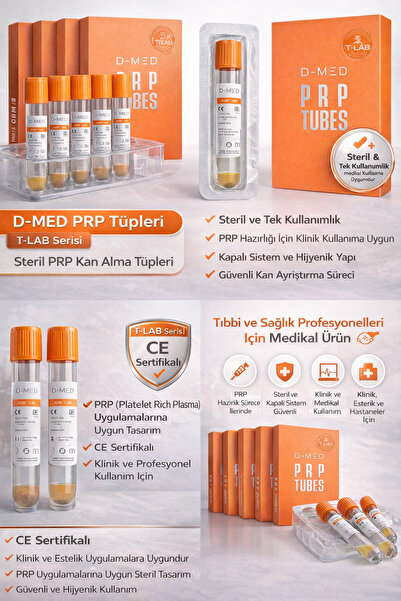 T-LAB Professional T-LAB YENİ TEKNOLOJİ ORJİNAL PRP TÜPÜ