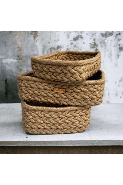 Kraftique Handcrafted Storage Trays / Organizer (Set of 3)