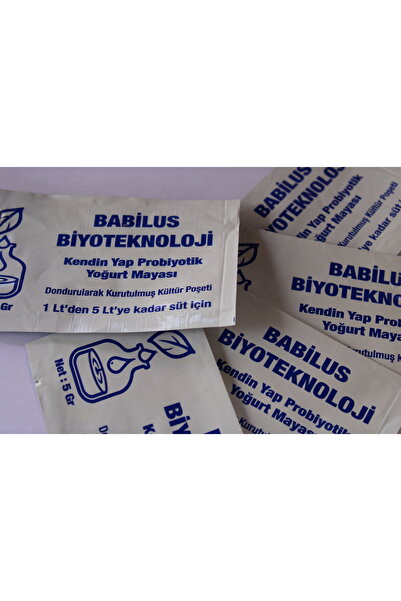 BABİLUS BİYOTEKNOLOJİ KENDİN YAP PROBİYOTİK YOĞURT MAYASI 5gr*5ad