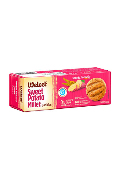 WELEET Millet Cookies-Sweet Potato 90 g
