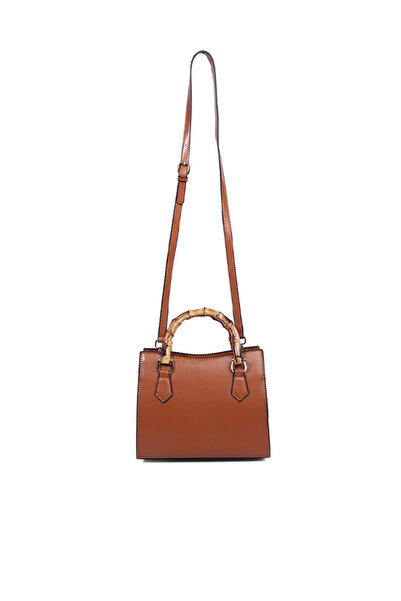 london Rag Women Tan Cane Handle Hand Bag