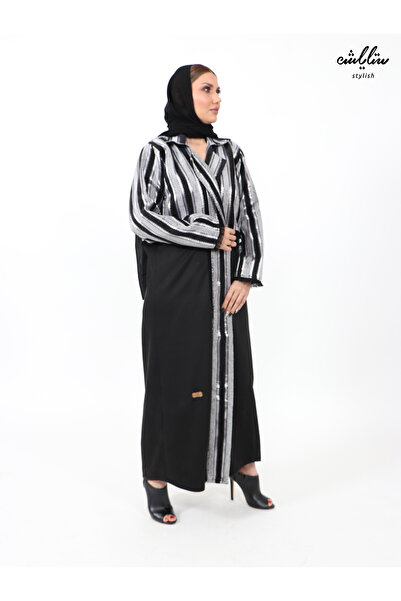Stylish Stylish wrap abaya in black