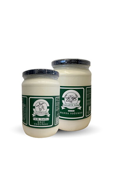 GALANTE FARM Keçi Yoğurt 700 gr + Manda Yoğurt 700 gr