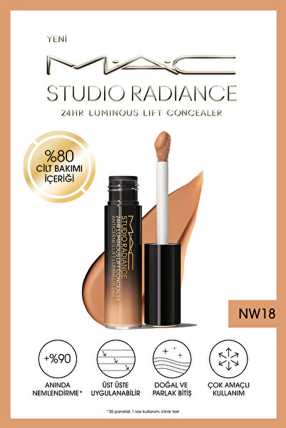 M.A.C Studio Radiance 24hr Luminous Lift Concealer - Cilt Bakım İçerikli Seru...