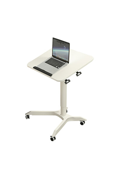 SMARTGIFT Height and Tilt Adjustable Work Desk Height Adjustable Laptop Stand...
