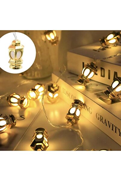 Saatistan Ramazan Temalı Led Süsleme Seti, Ev ve Mekan Dekorasyonu için Parla...