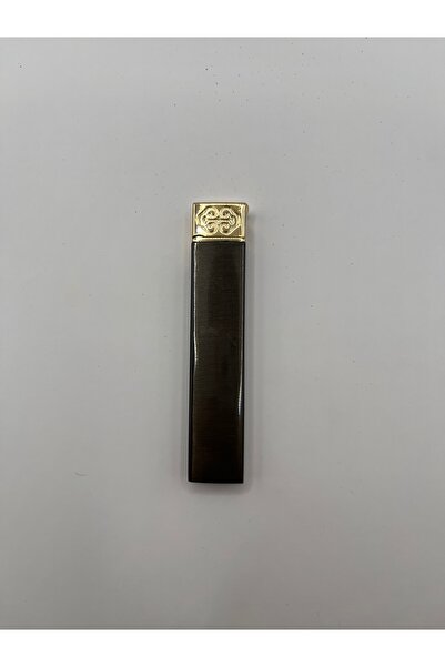 Hunter İnce Premium Kapaklı Alevli Metal Çakmak – Şık ve Dayanıklı