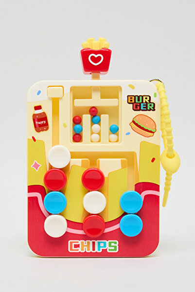 R&B Unisex Red Puzzle Game Keychain