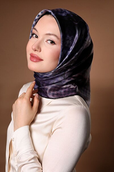 Levidor Φουλάρι με σχέδιο κοκκάλιφων σε στυλ μπατίκ και λαμπερά κρύσταλλα