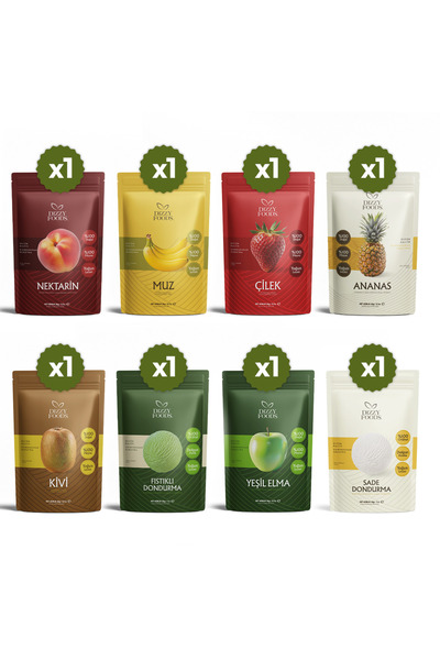 Dizzy Foods Dizzy Foods Gökkuşağı Tadım Paketi 6×20 Gr | 2×30 Gr
