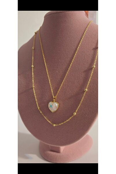 Lioon Kalp içi Yıldız iki görünümlü kolye