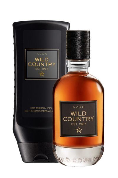 AVON Wild Country Erkek Parfüm ve Saç ve Vücut Şampuanı Paketi