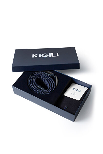 Kiğılı حزام رياضي مرن من الليكرا وطقم جوارب من الخيزران مكون من قطعتين في علب...