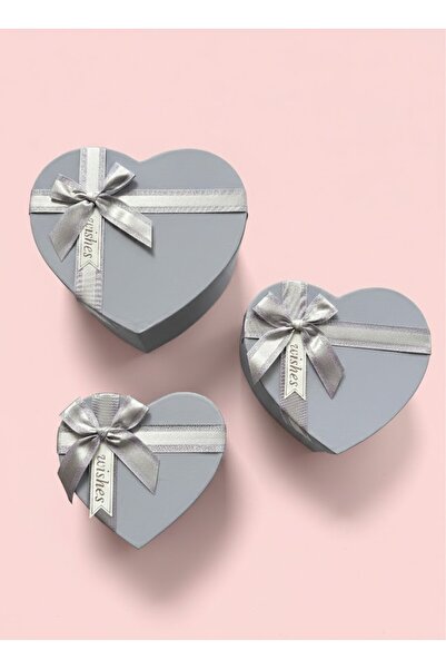 VESTA Concept 3'lü Kalp Şeklinde Hediye Kutusu Seti - Sevgililer Günü, Doğum ...