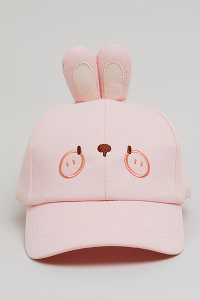 R&B Girl's Pink Embroidered Cap