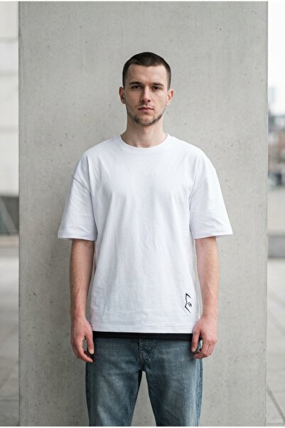 bombe Men's Crew Neck T-Shirt with Track Detail
