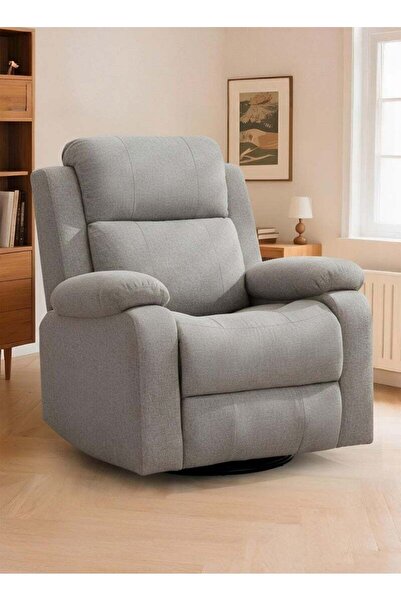 M SMART كرسي استرخاء دوار أنيق قابل للإمالة - كرسي استرخاء مريح يدعم الظهر وا...