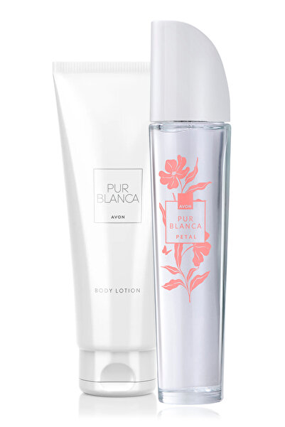 AVON Pur Blanca Petal Kadın Parfüm ve Vücut Losyonu Paketi