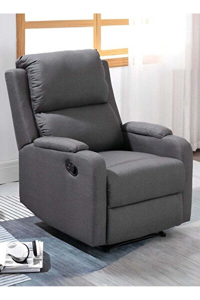 M SMART Fixed Recliner Chair - Linen Lazy Boy Chair with Adjustable Backrest ...