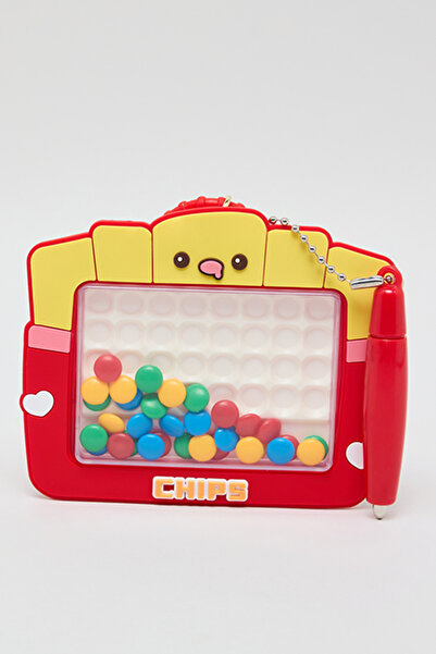 R&B Unisex Red Magnetic Board Keychain