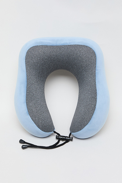 R&B Unisex Dark blue Color Block Neck Pillow