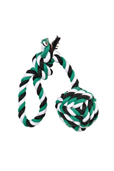 Trixie Jucărie din frânghie cu minge țesută 5,5 × 30 cm pentru câini