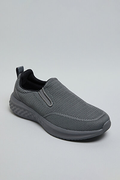 R&B أحذية رجالية رمادية اللون سهلة الارتداء