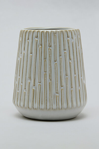 R&B Unisex Beige Textured Soap Dispenser