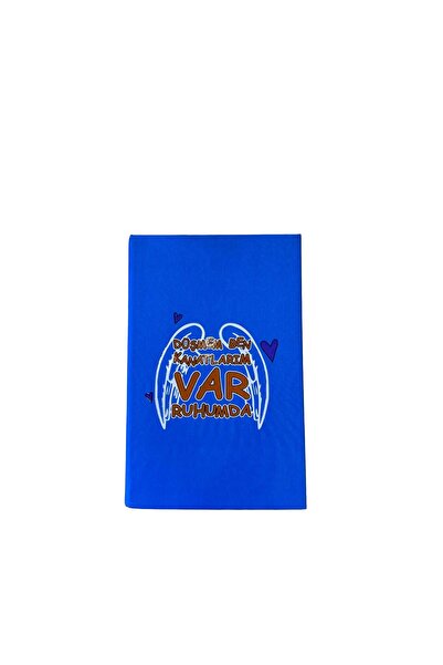 mercanpromosyon Mercan "I Don'T Fall, I Have Wings in My Soul" Written Blue D...