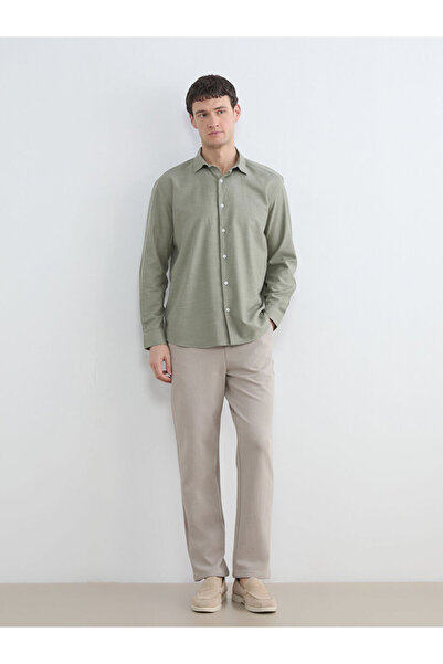 LC Waikiki Ανδρικό παντελόνι καφέ Standard Fit