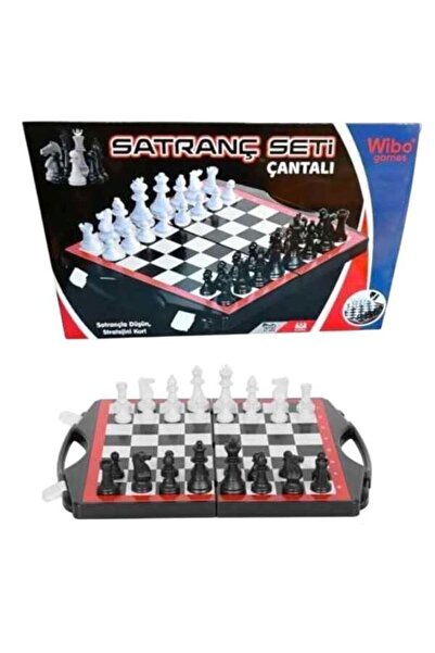 cagdaskids Çantalı Büyük Boy Satranç Takımı Okul Tipi Satranç Takımı