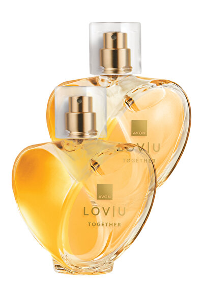 AVON Lov U Together Kadın Parfüm Edp 50 Ml. İkili Paket