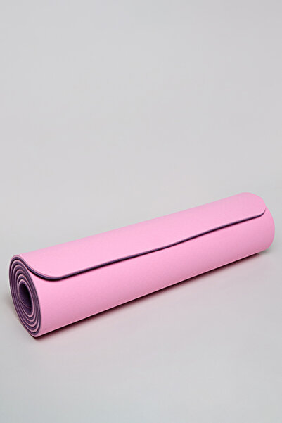 R&B سجادة يوغا وردية اللون مانعة للانزلاق، مناسبة للجنسين