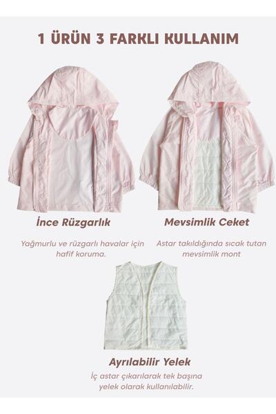 kitikate Geess Windbreaker Pink