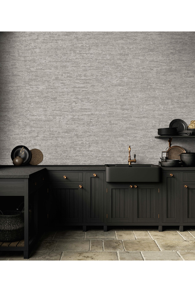 Adawall MUSE Koleksiyonu 25108-5 Açık Vizon Taş Görünümlü Duvar Kağıdı