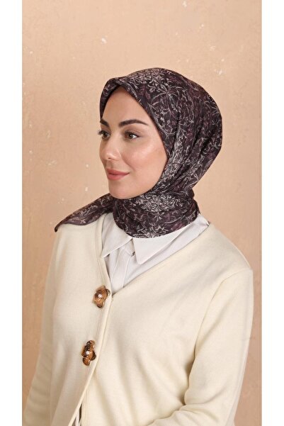 locella Soft Pamuk Eşarp Koyu Mürdüm