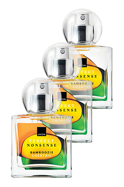 AVON Perfect Nonsense Bamboozie Cocktail Kadın Parfüm Edp 50 Ml. Üçlü Paket