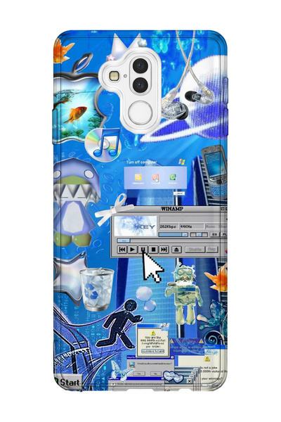 lelia حافظة هاتف شفافة مطبوعة متوافقة مع هاتف هواوي ميت 20 لايت |   مجموعة Ae...