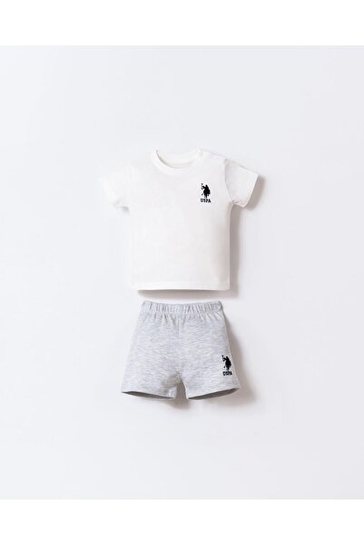 U.S. Polo Assn. Erkek Bebek Alt Üst Takım %100 Pamuk