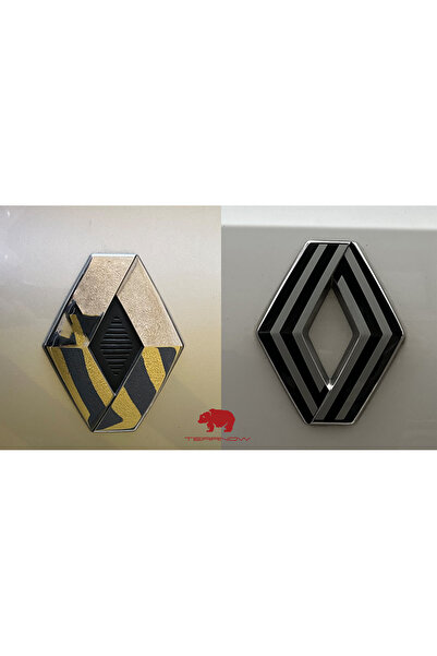TEARNOW Talisman (2015-2024) Yeni Nesil Amblem Kaplama Sticker - Piano Black, Siyah & Gri