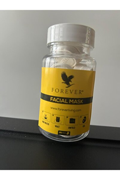 Forever Living Sıkıştırılmış İpek Yüz Maskesi - 25 Adet (Aloe Activator & Mas...