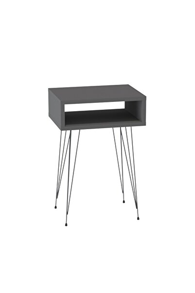 Talis Naida Bedside Table Black 40x30x59 cm