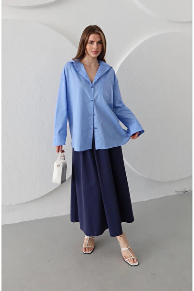 My Blog Blue Oversize Shirt - 5310