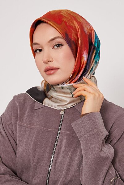 Levidor Batik Color Transition Pattern Sparkling Crystal Scarf