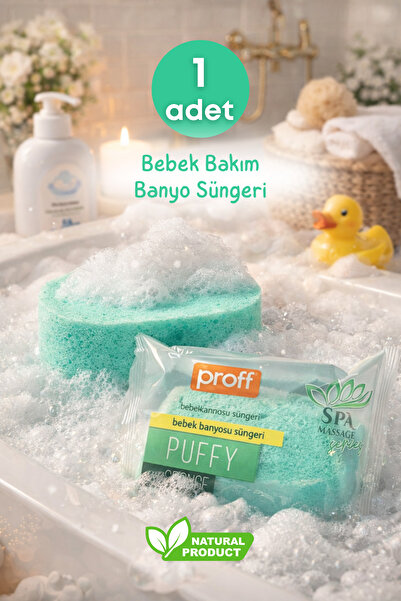 grimorlife 1 Baby Bath Care Sponge |   Bath Sponge for Babies & Children