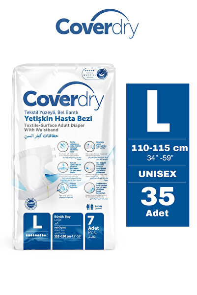 Coverdry Large 7'li Hasta Bezi 5 Paket