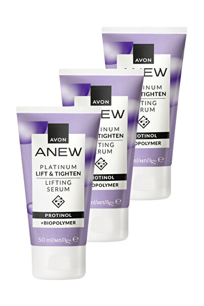AVON Platinum Lifting ve Sıkılaştırma Etkili Serum Büyük Boy 50ml Üçlü Paket