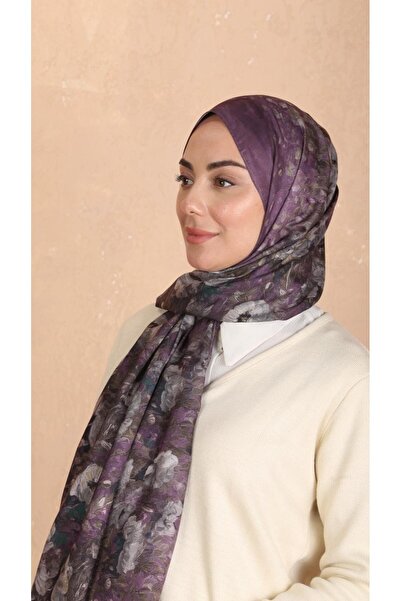 locella Koza Pamuk Şal Mor