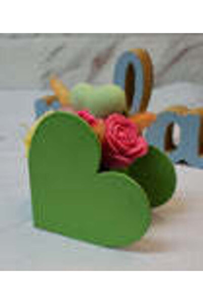 Luxora Decorative set – heart-shaped stand with flowers